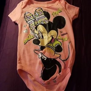 Mini mouse onsie